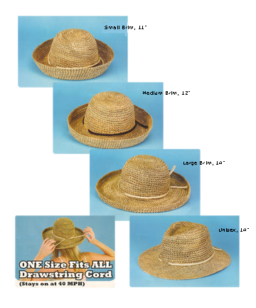 Crushable seagrass sales hats